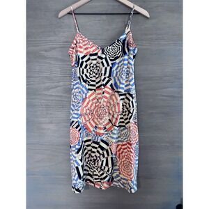 Diane Von Furstenberg 100% Silk Skip Dress Geometric Size‎ 6